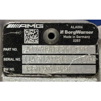 Turbocharger Mercedes-Benz M176.980, 4.0L V8 Petrol